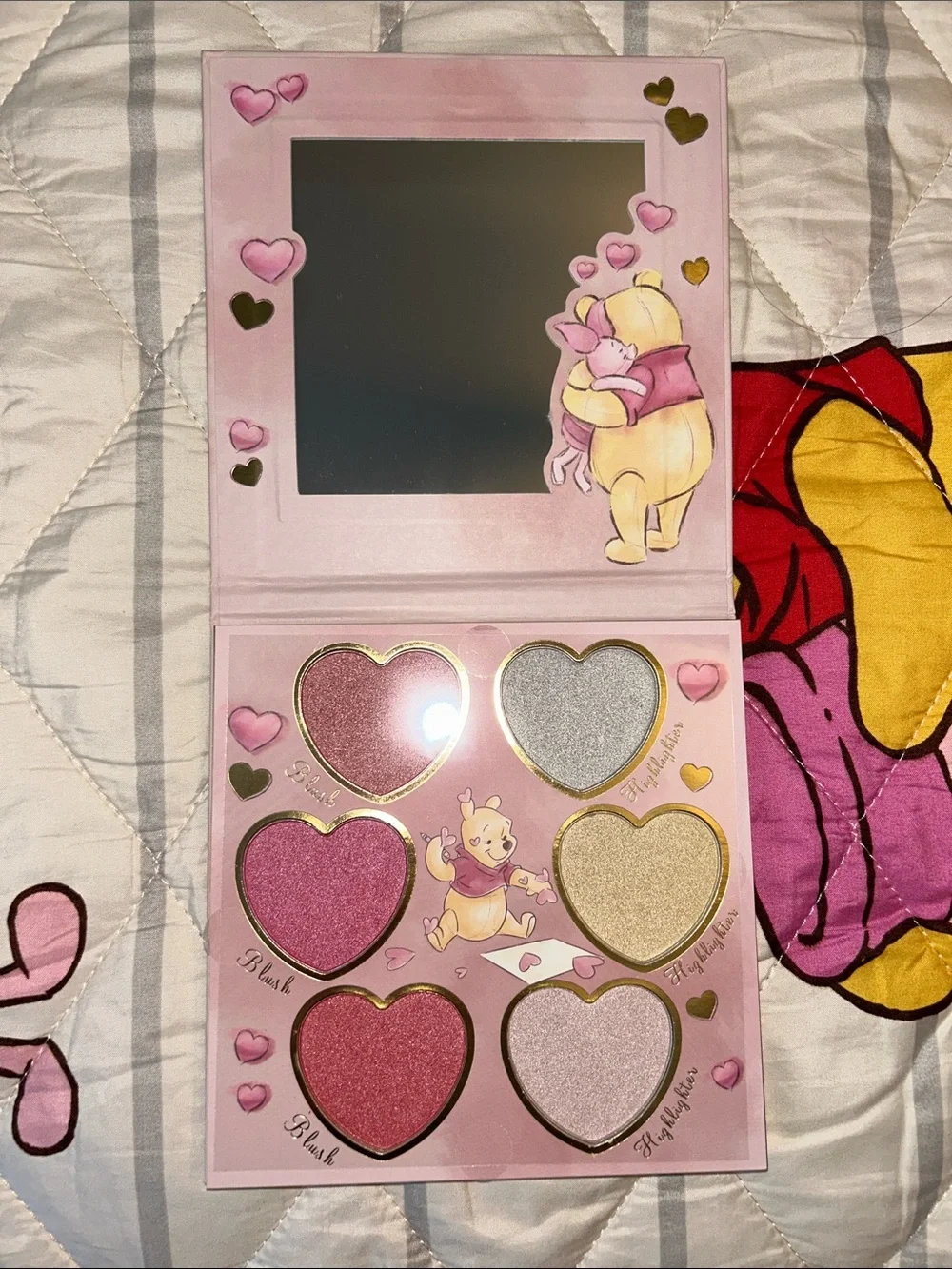 Winnie the Pooh Pink & Gold Complexion Palette